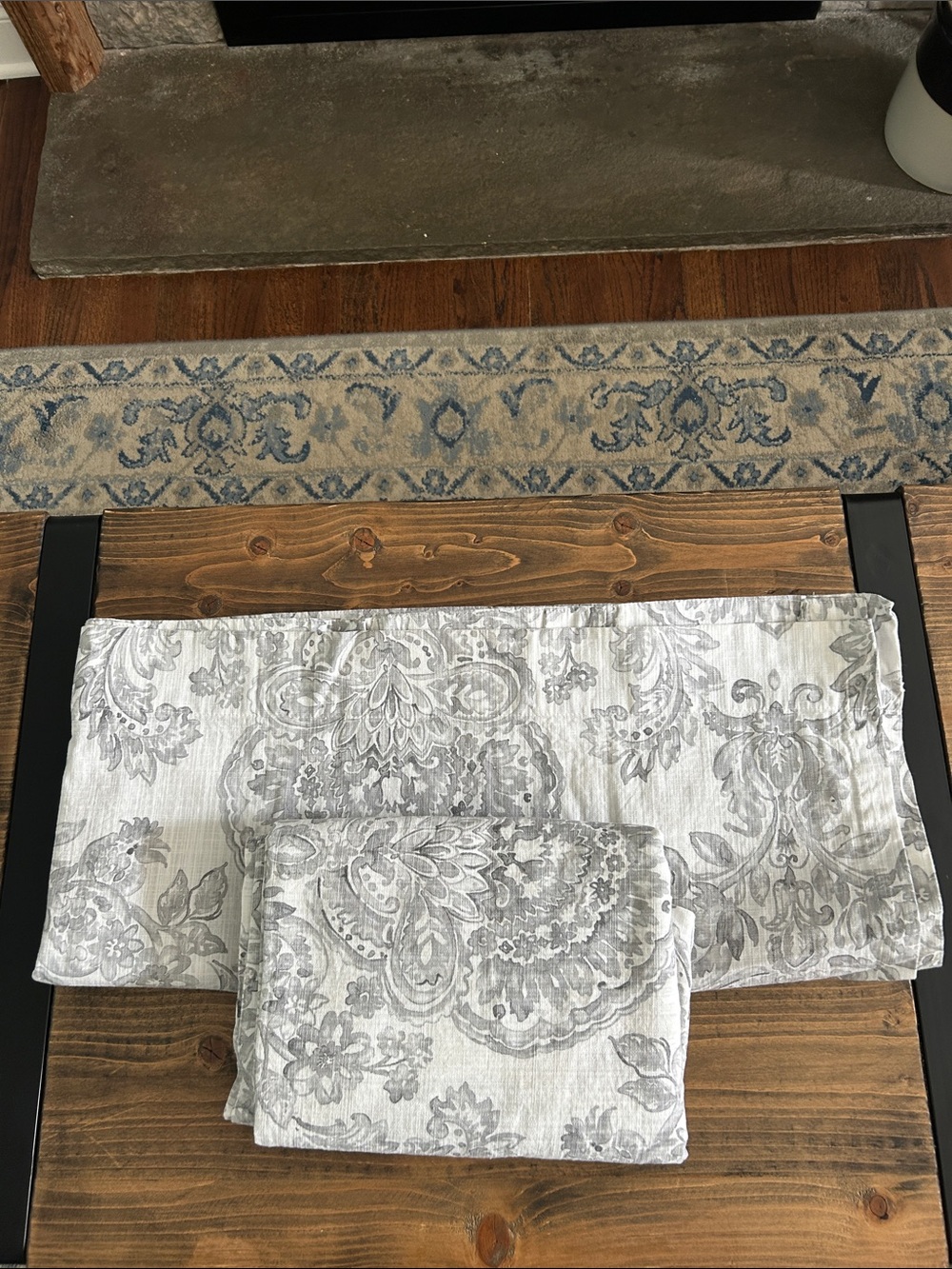 Paisley curtains